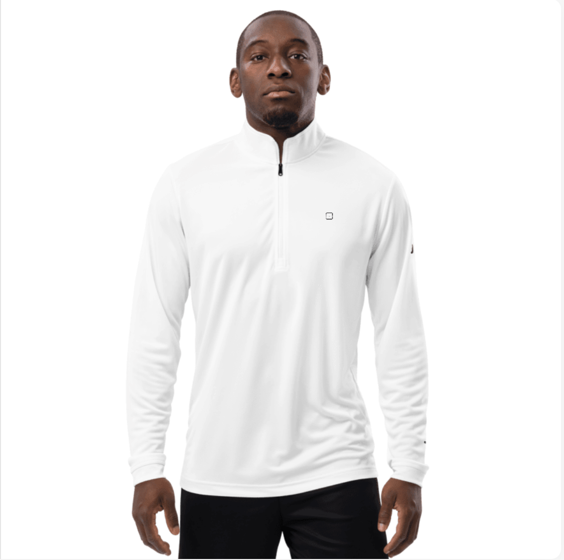 SCHWITT SHOT by Adidas | Quarter Zip Pullover (Սպիտակ) /SCHWITT-1/