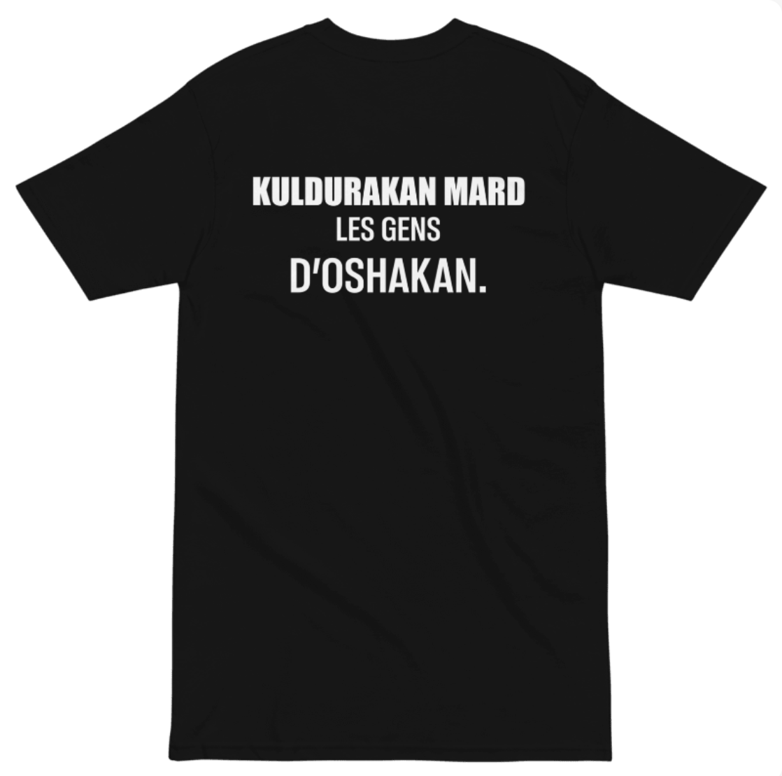 SCHWITT SHOT Prime Label | KULDURAKAN MARD | Black With White T-Shirt