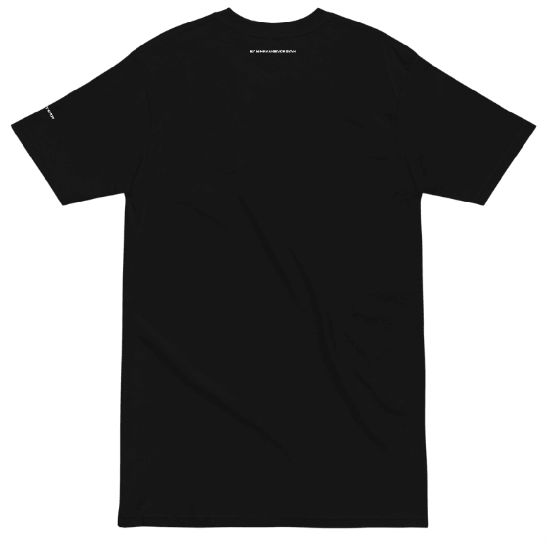 SCHWITT SHOT Classic Black Premium Heavyweight Tee back view, SCHWITT-1 Collection