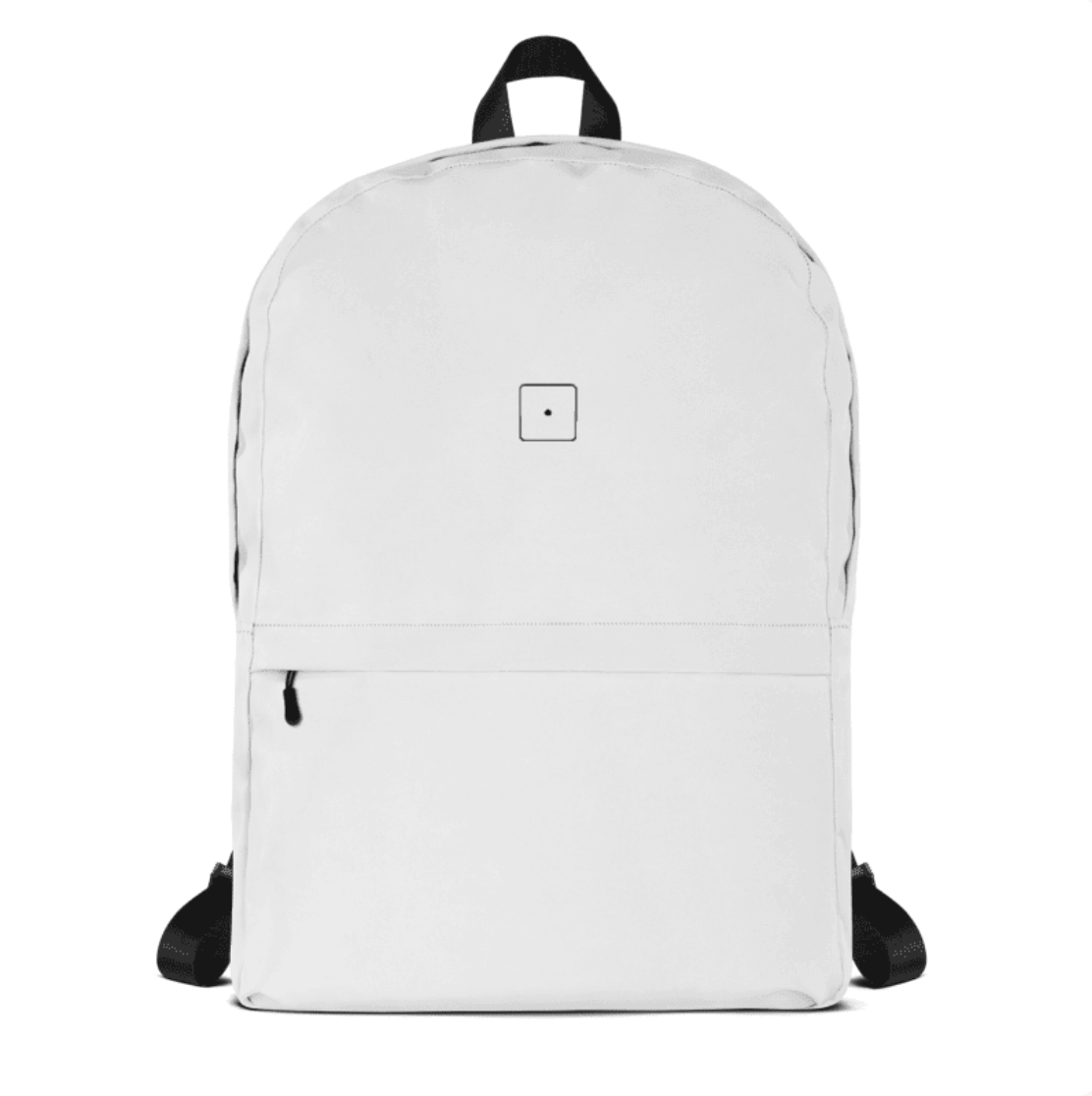 Front view of SCHWITT SHOT Black Label Ultra Premium Backpack White