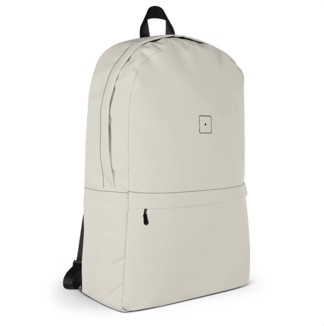 Side and front view of SCHWITT SHOT Black Label Ultra Premium Backpack (SS)ian Beige