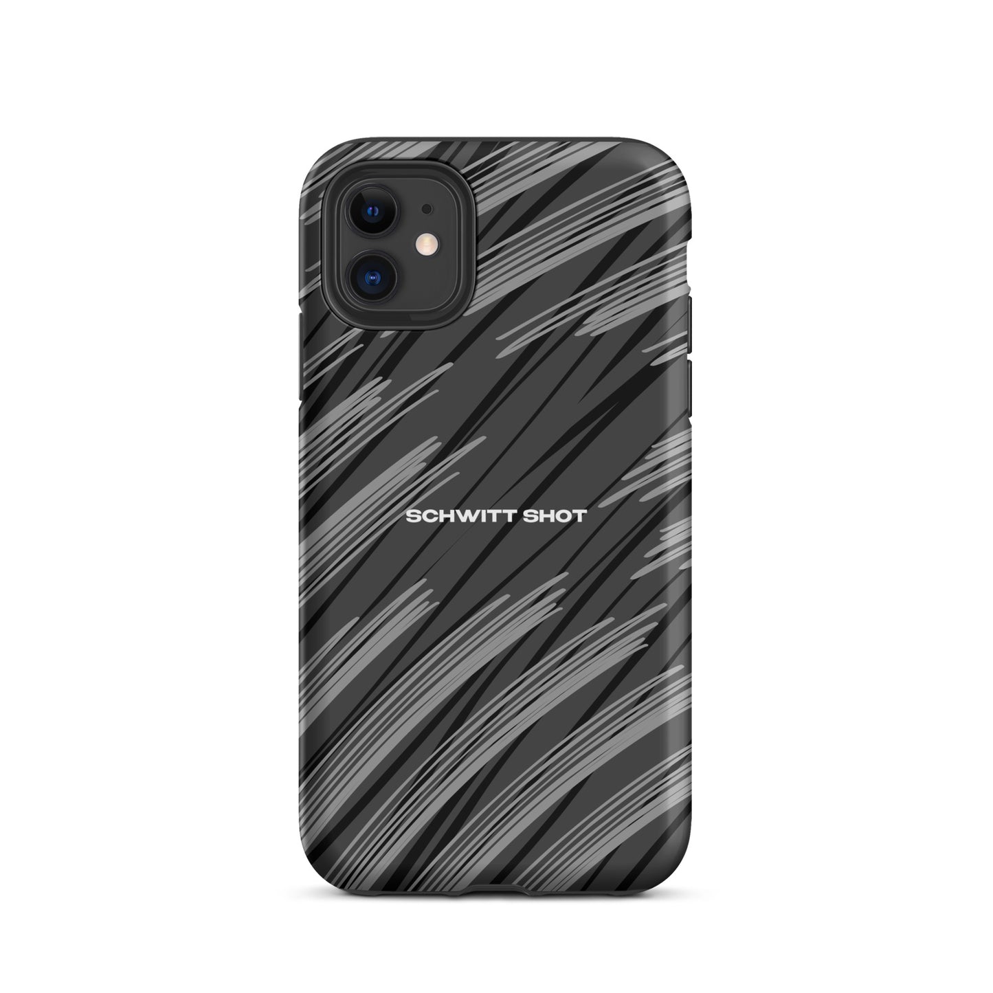 SCHWITT SHOT Core Label Tough Case for iPhone® - Graphite Storm