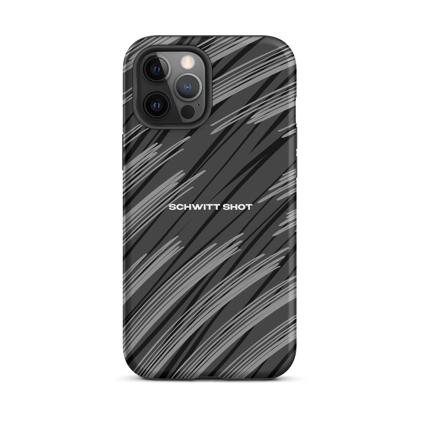 SCHWITT SHOT Core Label Tough Case for iPhone® - Graphite Storm