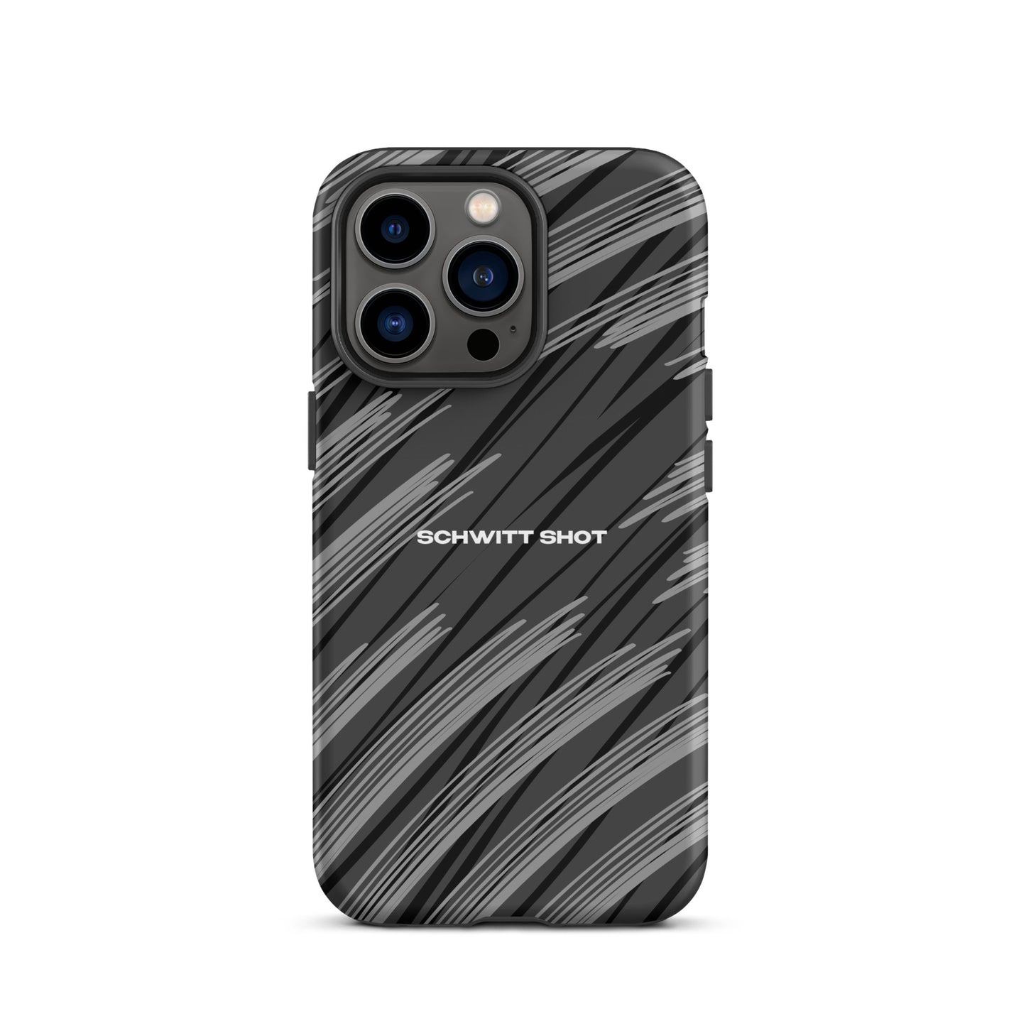 SCHWITT SHOT Core Label Tough Case for iPhone® - Graphite Storm