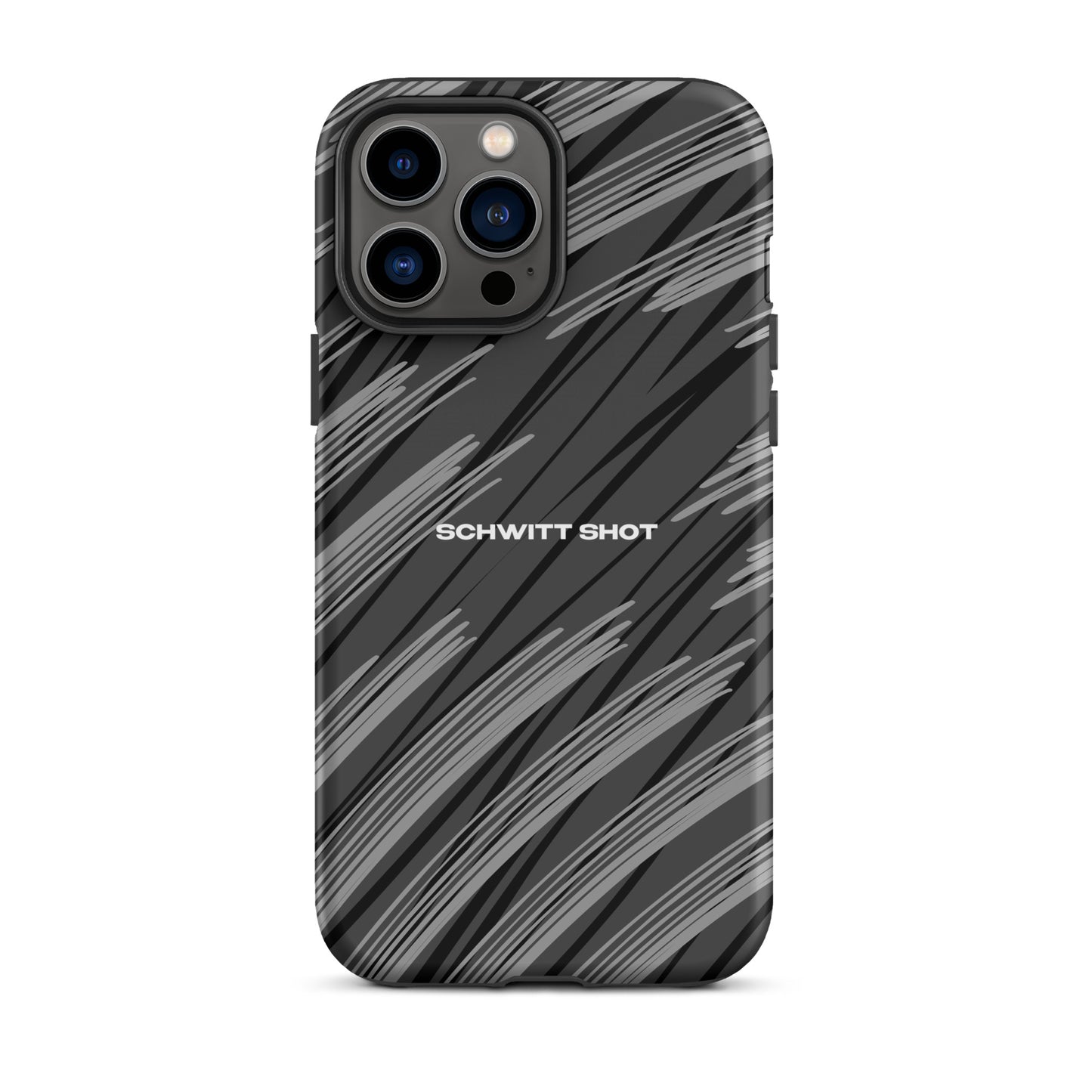 SCHWITT SHOT Core Label Tough Case for iPhone® - Graphite Storm