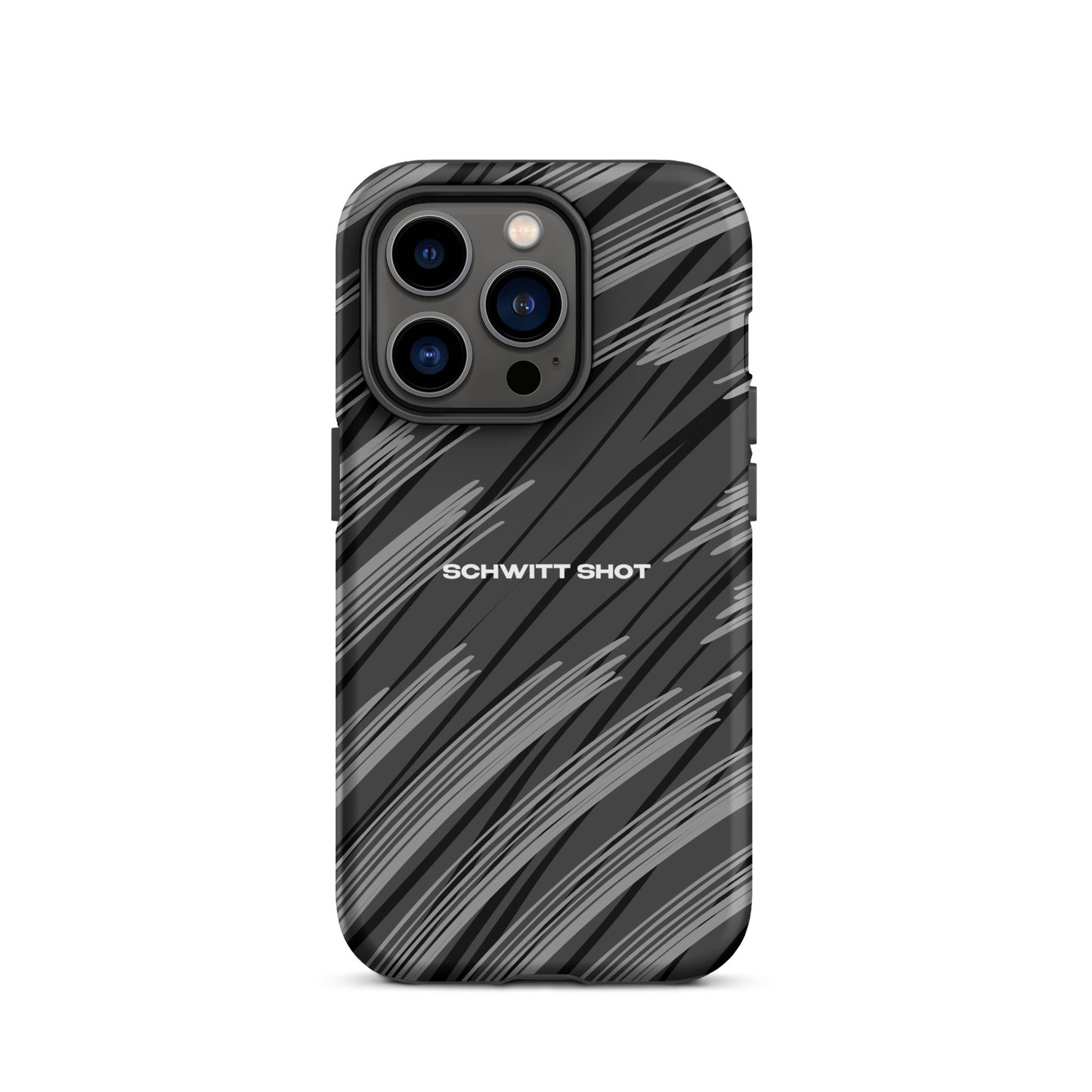 SCHWITT SHOT Core Label Tough Case for iPhone® - Graphite Storm