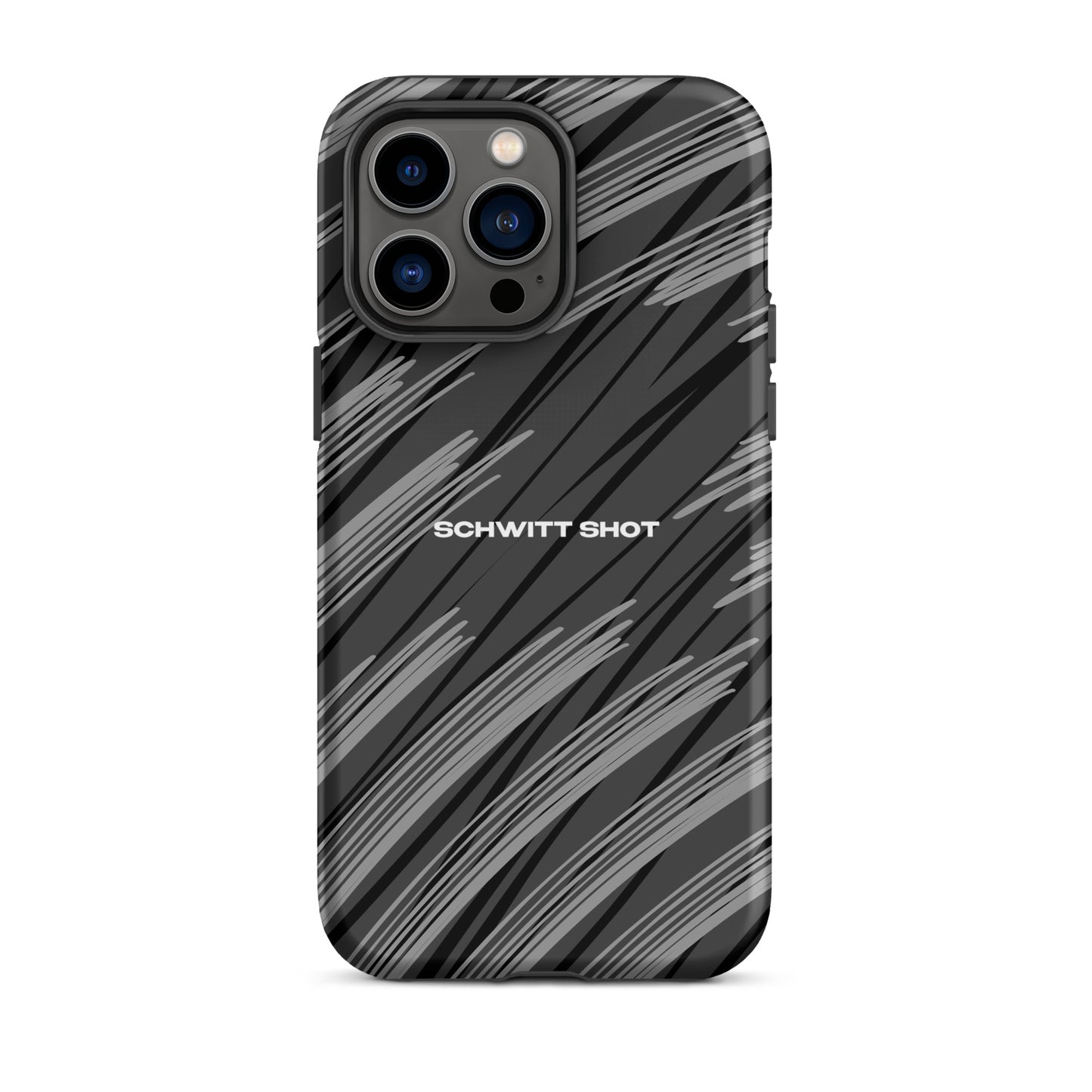 SCHWITT SHOT Core Label Tough Case for iPhone® - Graphite Storm