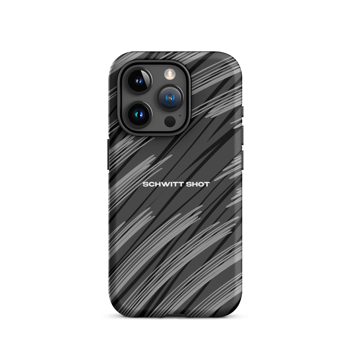 SCHWITT SHOT Core Label Tough Case for iPhone® - Graphite Storm