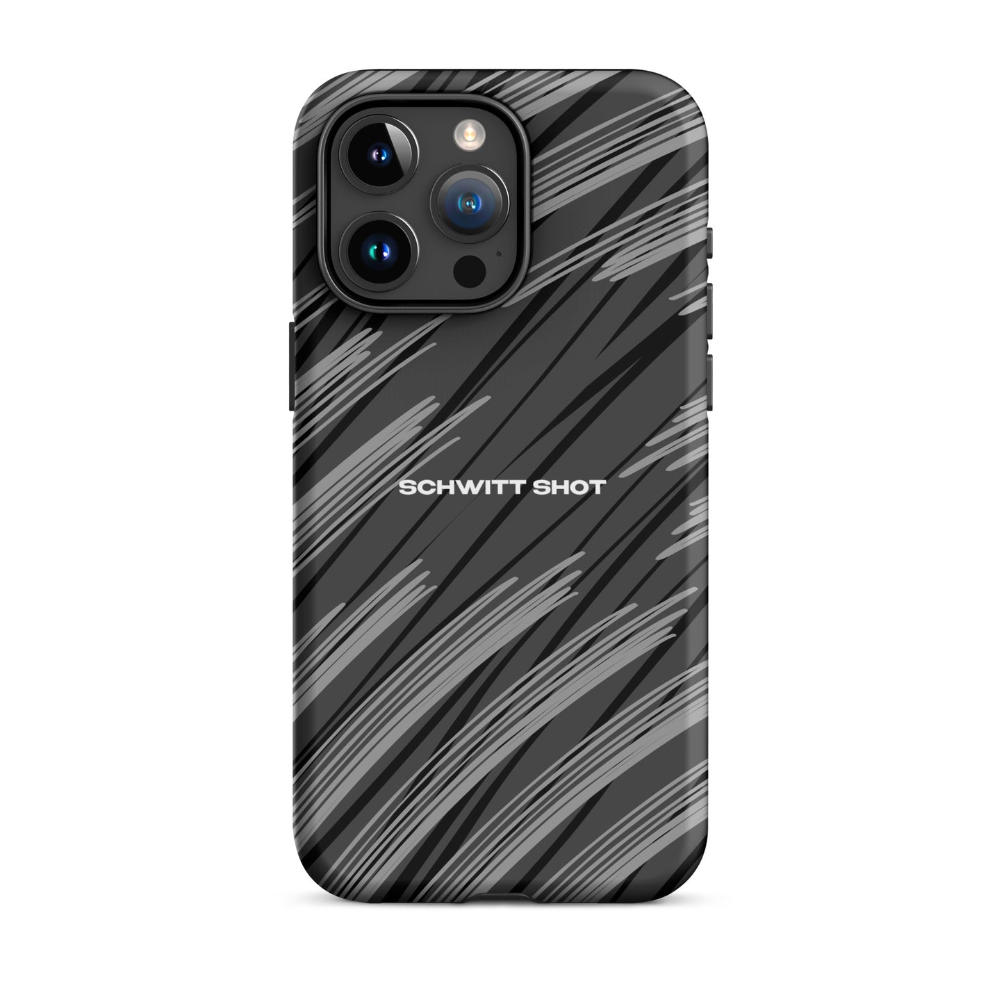 SCHWITT SHOT Core Label Tough Case for iPhone® - Graphite Storm