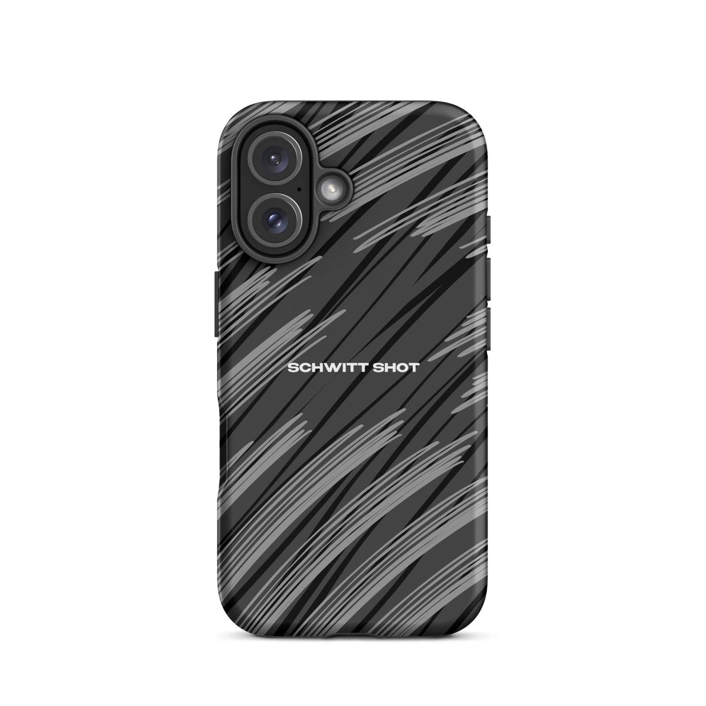 SCHWITT SHOT Core Label Tough Case for iPhone® - Graphite Storm