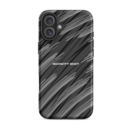 SCHWITT SHOT Core Label Tough Case for iPhone® - Graphite Storm