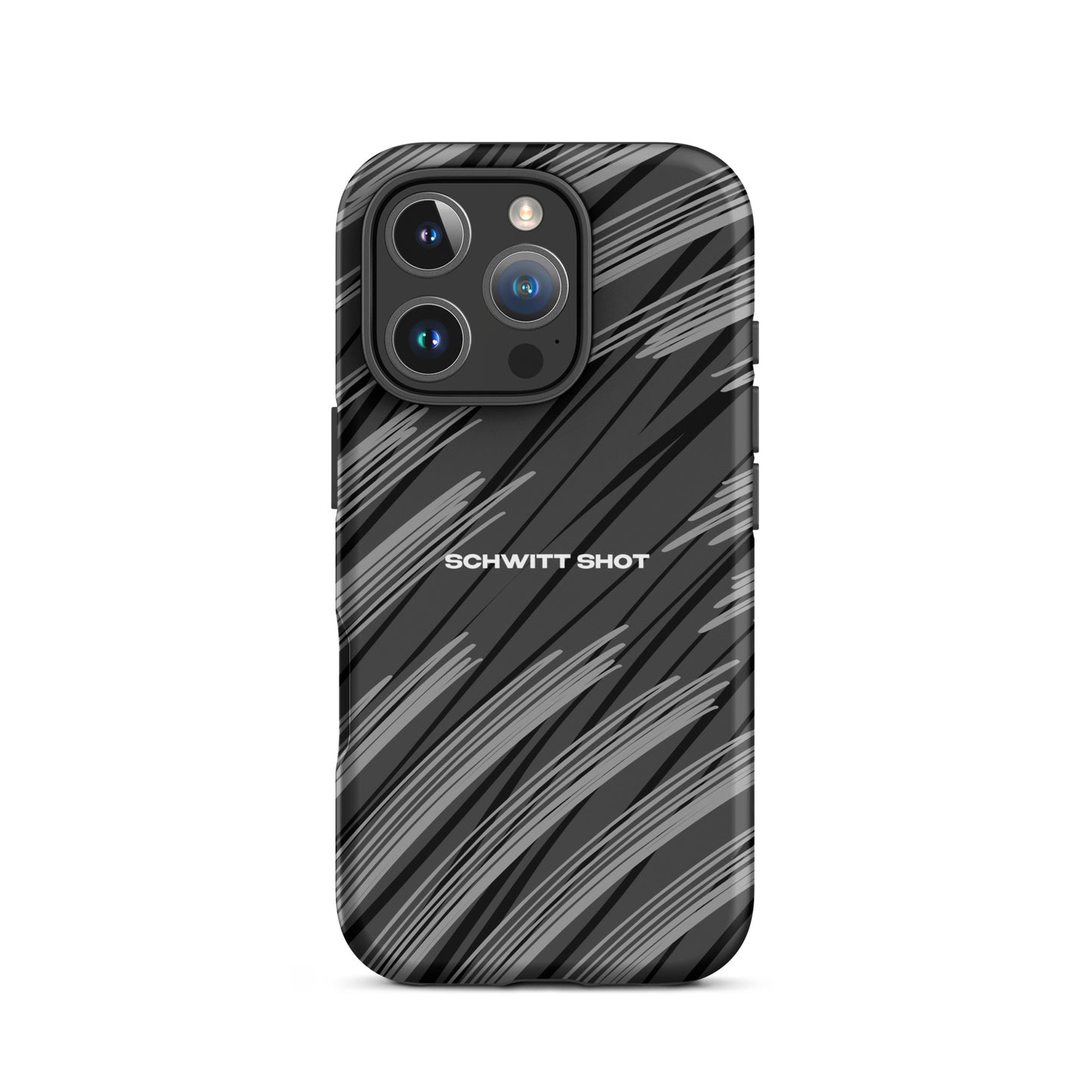 SCHWITT SHOT Core Label Tough Case for iPhone® - Graphite Storm