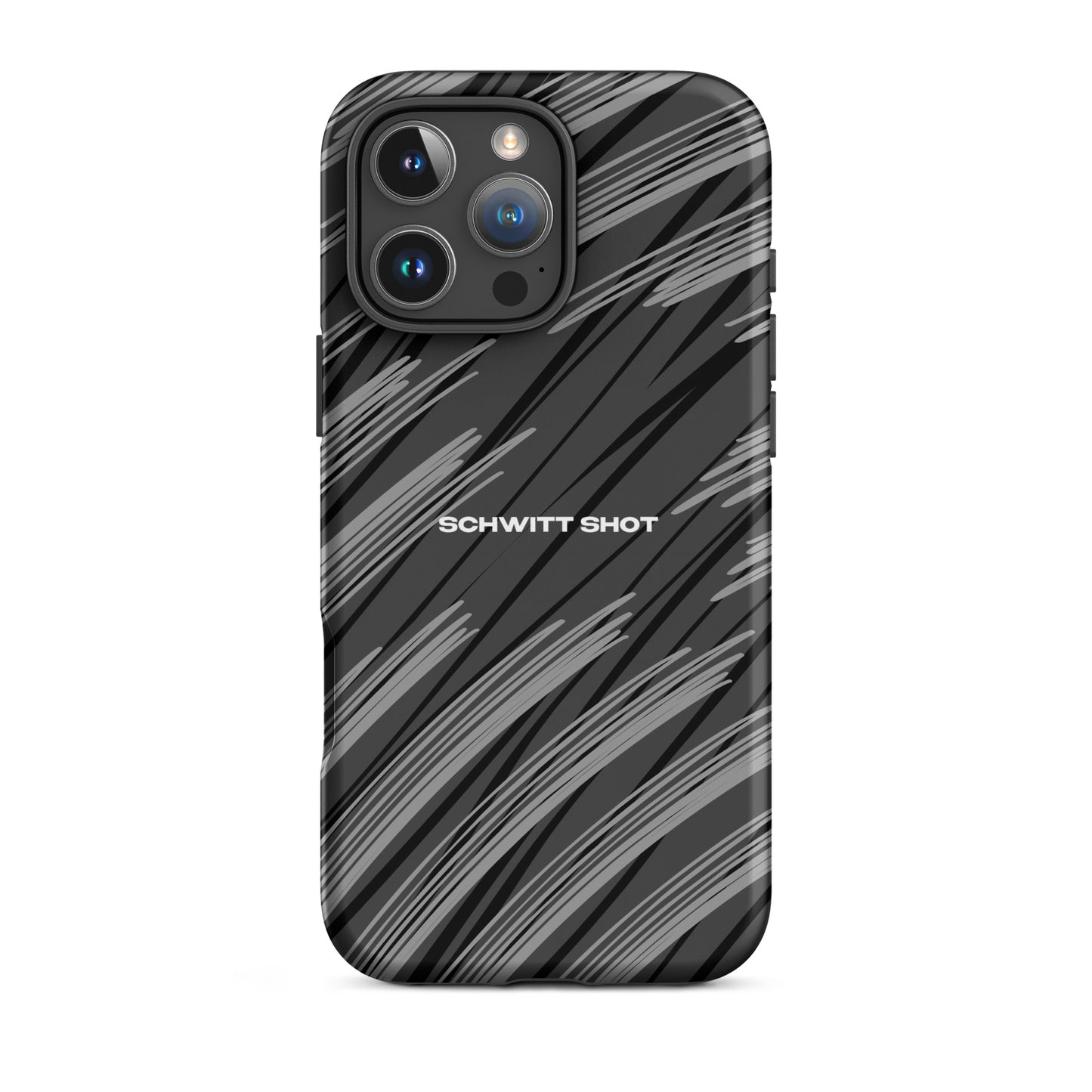 SCHWITT SHOT Core Label Tough Case for iPhone® - Graphite Storm