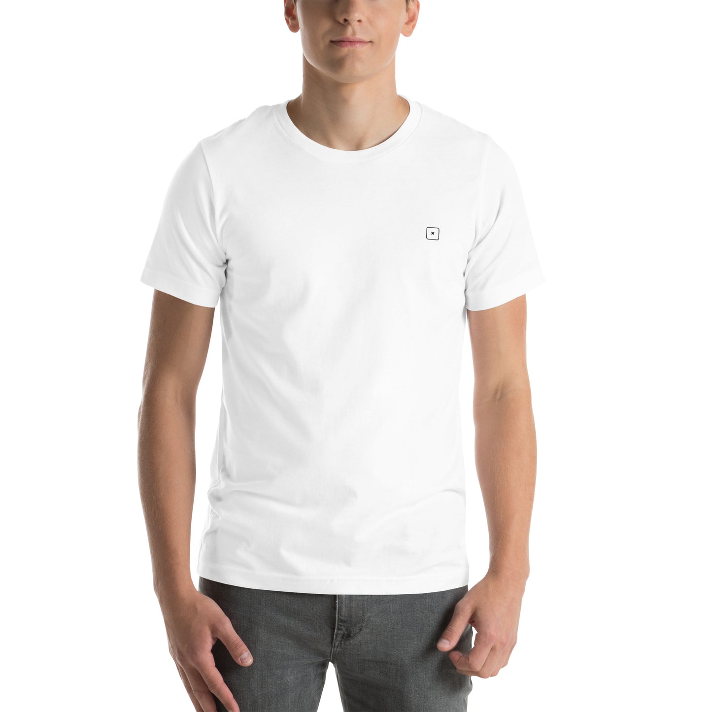 SCHWITT SHOT Core Label White Unisex T-Shirt /SCHWITT-2/