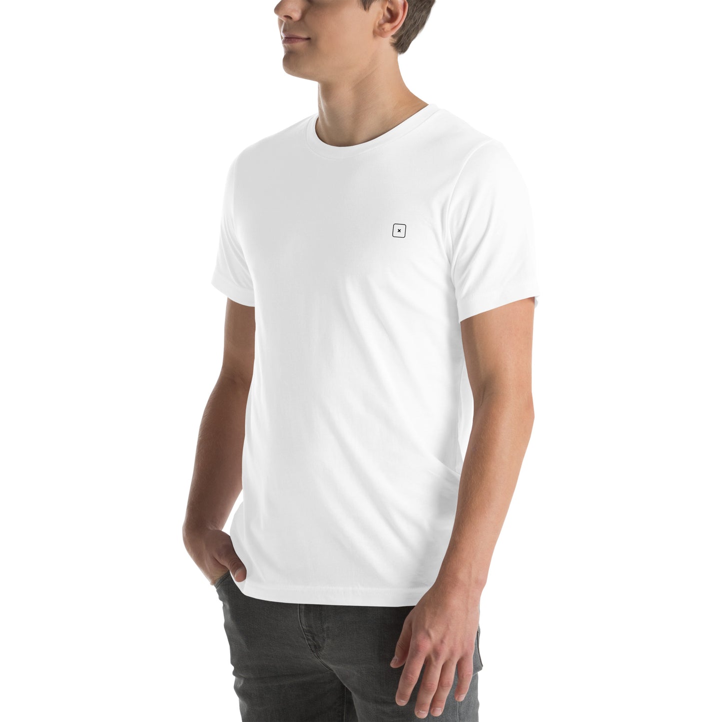 SCHWITT SHOT Core Label White Unisex T-Shirt /SCHWITT-2/