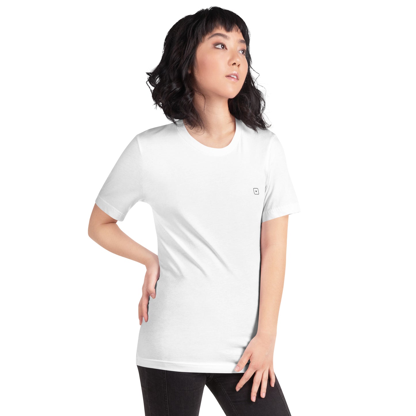 SCHWITT SHOT Core Label White Unisex T-Shirt /SCHWITT-2/