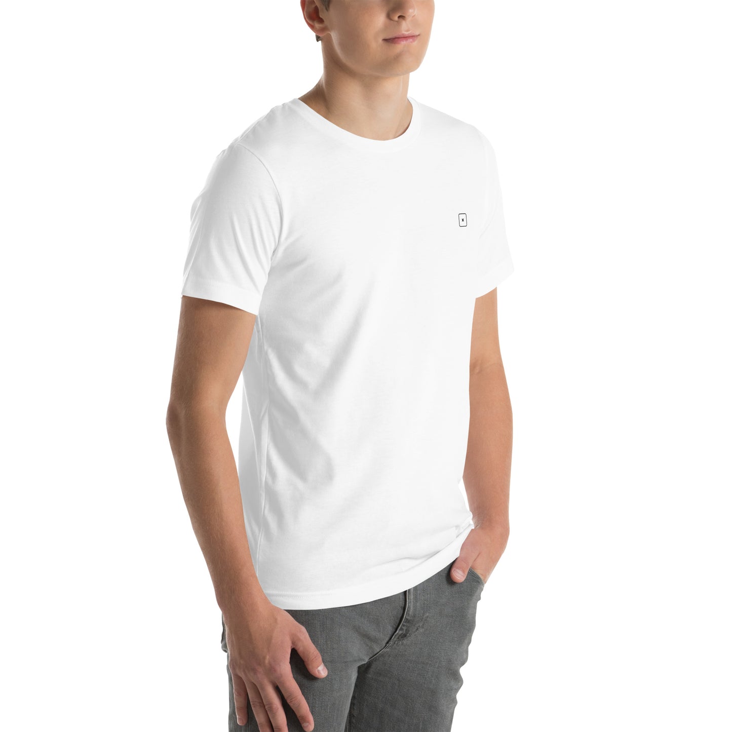 SCHWITT SHOT Core Label White Unisex T-Shirt /SCHWITT-2/