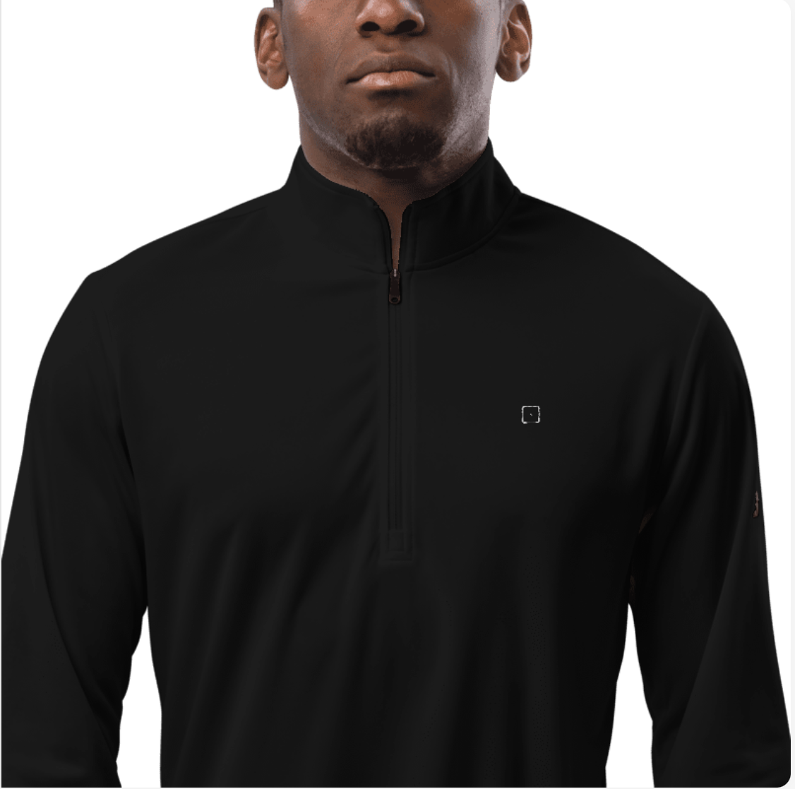 SCHWITT SHOT by Adidas | Quarter Zip Pullover (Black) /SCHWITT-1/