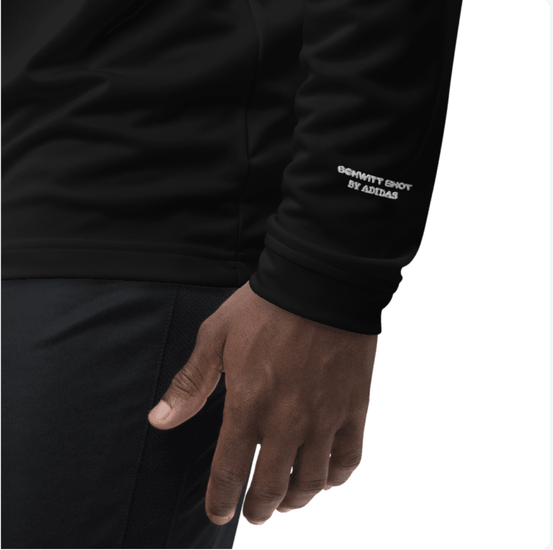 SCHWITT SHOT by Adidas | Quarter Zip Pullover (Black) /SCHWITT-1/