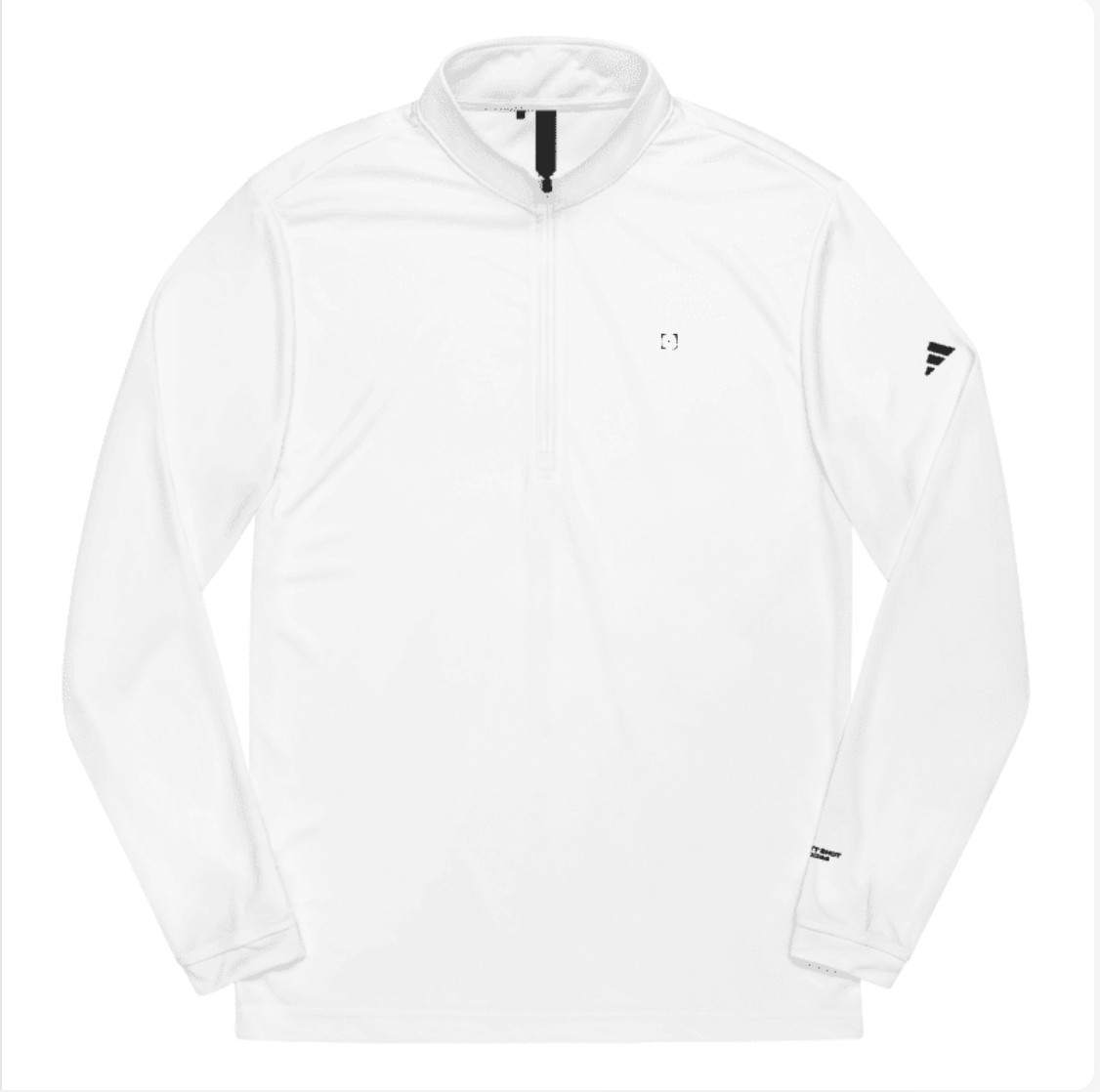 SCHWITT SHOT by Adidas | Quarter Zip Pullover (White) /SCHWITT-1/